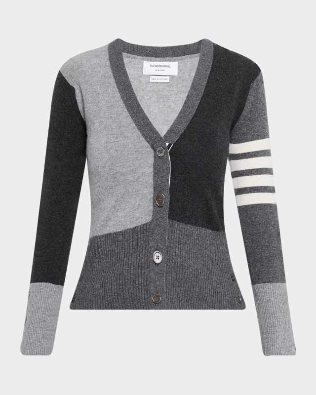 Fun Mix Cashmere V-Neck Cardigan